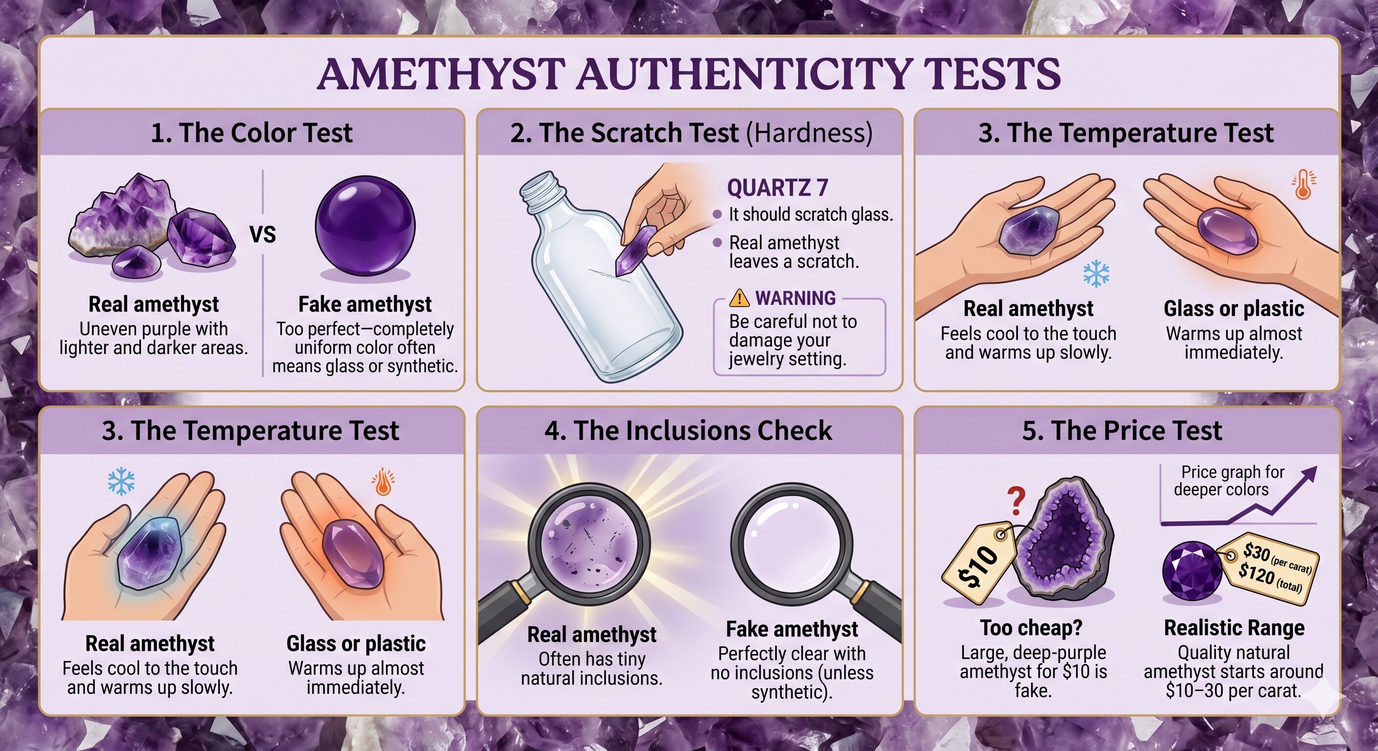Amethyst tests